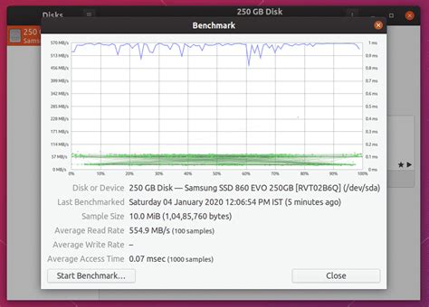 Linux hard drive performance benchmark